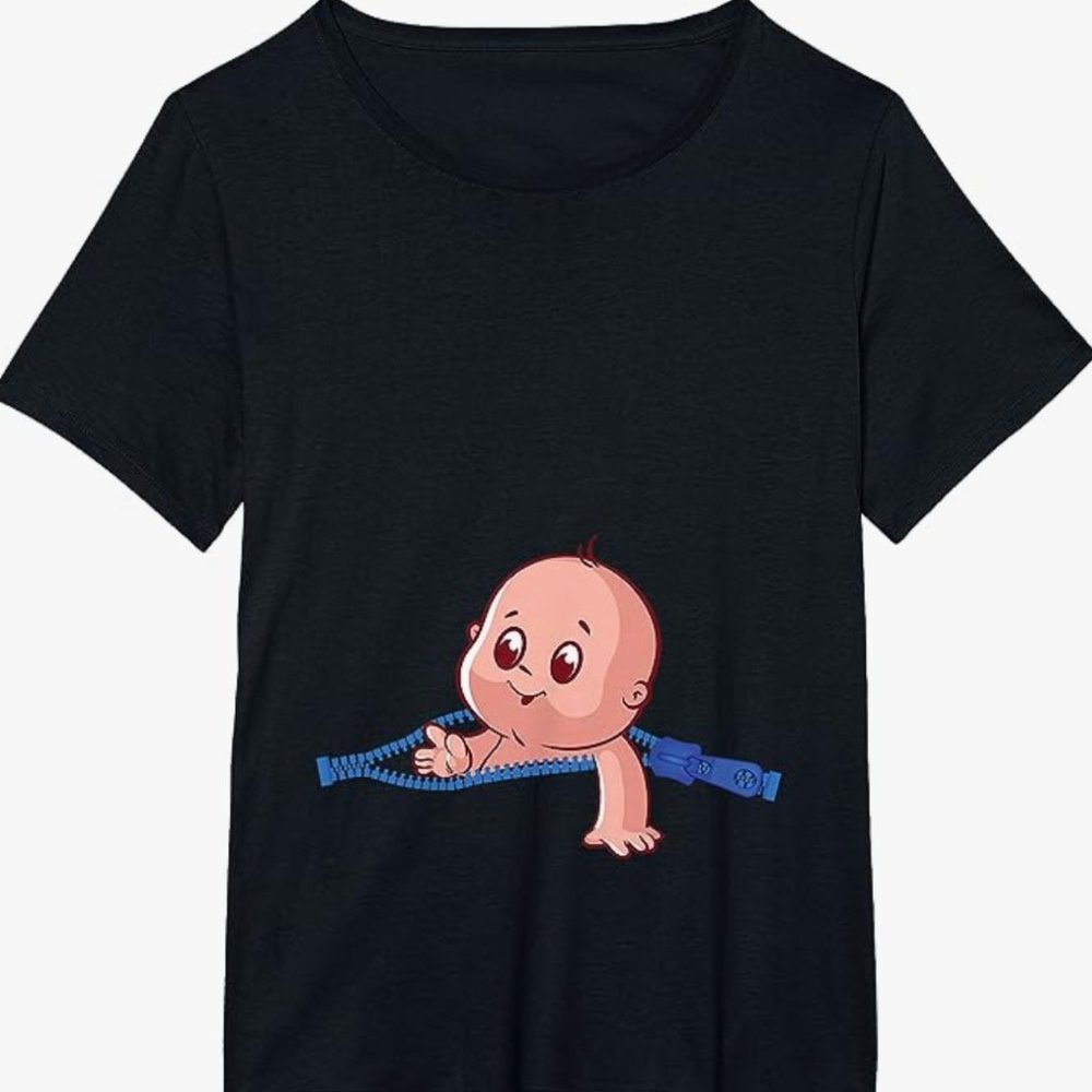 4X Baby Peeking Out Tshirt
